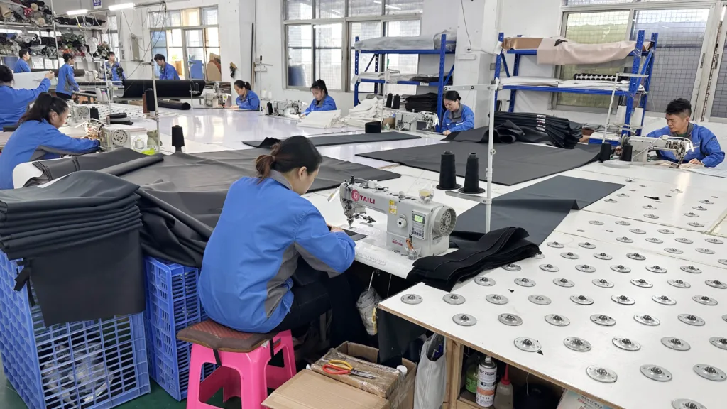FITKANG infrared sauna blanket manufacturing facility in Guangzhou